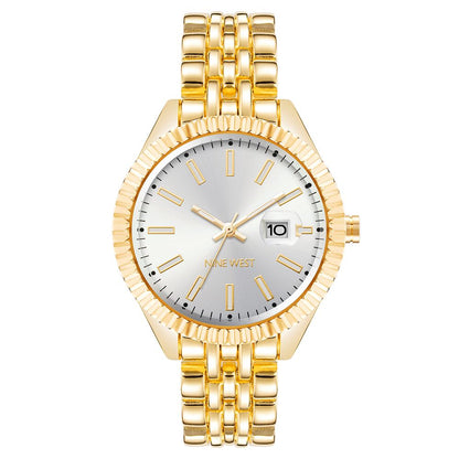 Gold Metal Dress Watch