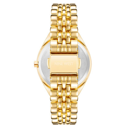 Gold Metal Dress Watch
