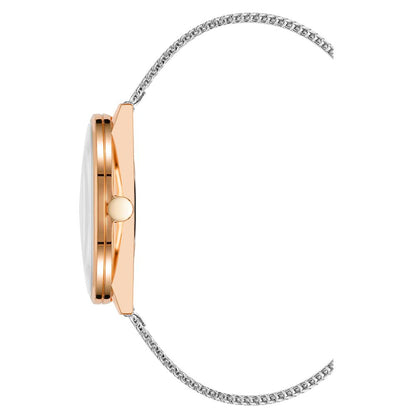 Gray Stainless Steel Bracelet Watch