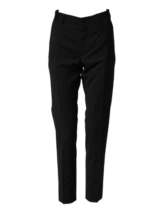 Black Wool Formal Dress Men Trouser Pants