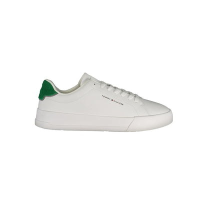 White Polyester Sneaker