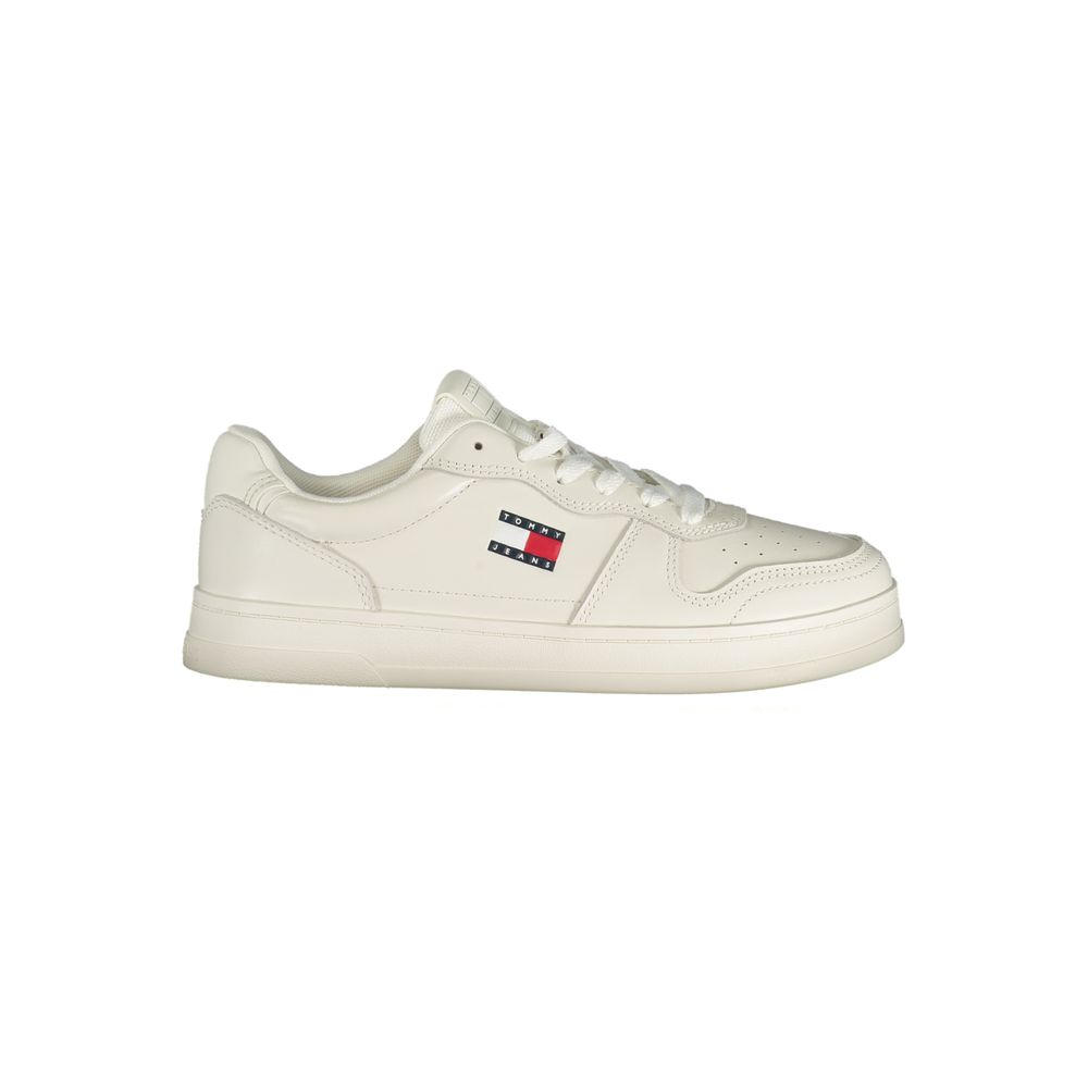 White Leather Women Sneaker
