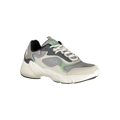 Grigio Polyurethane Women Sneaker