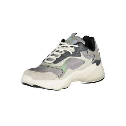 Grigio Polyurethane Women Sneaker