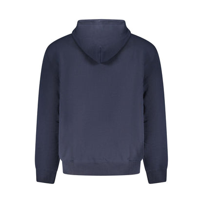 Blue Cotton Men Sweater