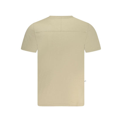 Green Cotton Men T-Shirt