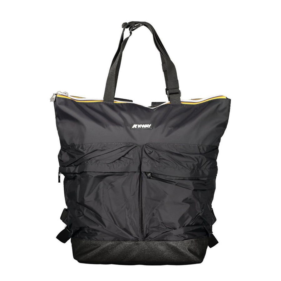 Black Polyamide Unisex Backpack