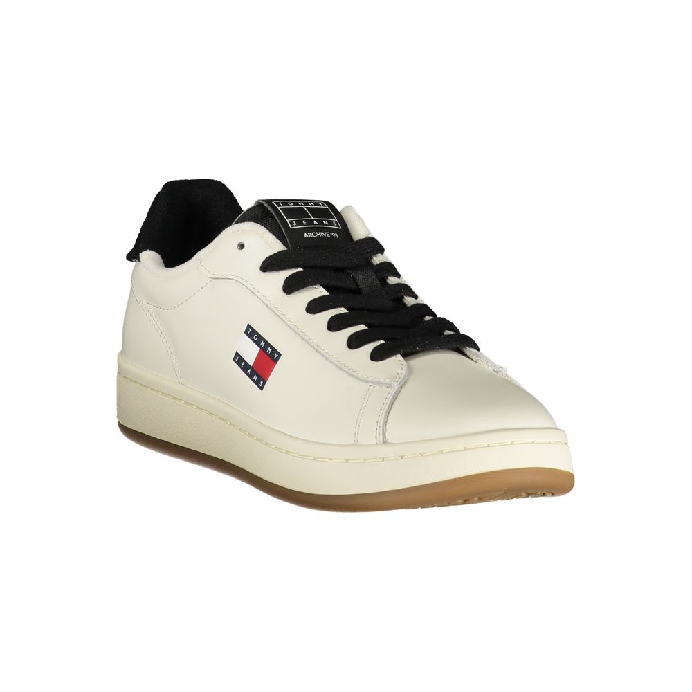 White Leather Women Sneaker