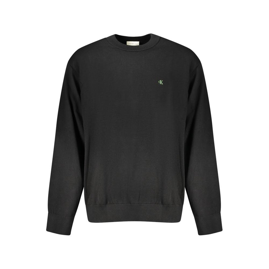 Black Cotton Sweater