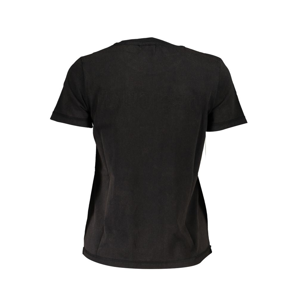 Black Cotton T-Shirt