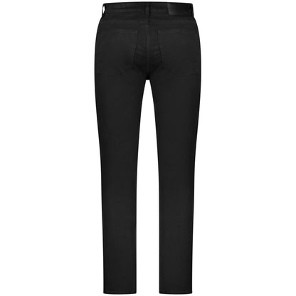 Black Cotton Men Jeans