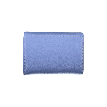 Blue Leather Wallet