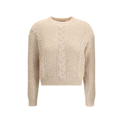 Beige Polyamide Sweatshirt