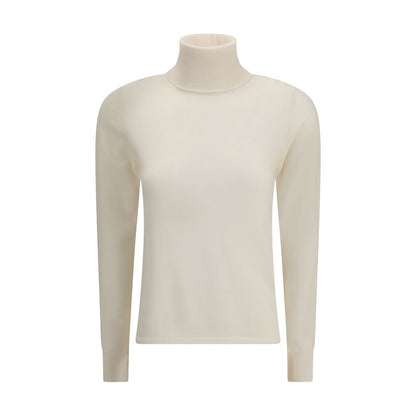 White Wool Turtleneck