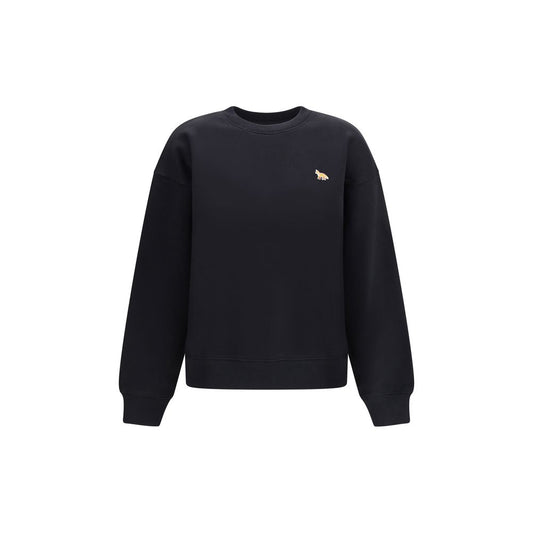 Black Cotton Sweatshirt