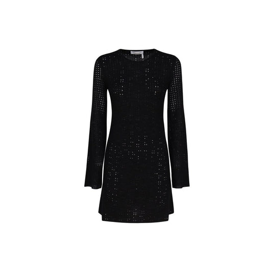 Black Cashmere Casual Dress