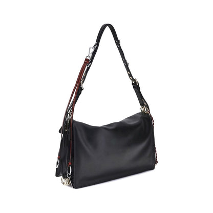 Black Calf Leather Bos Taurus Shoulder Bag