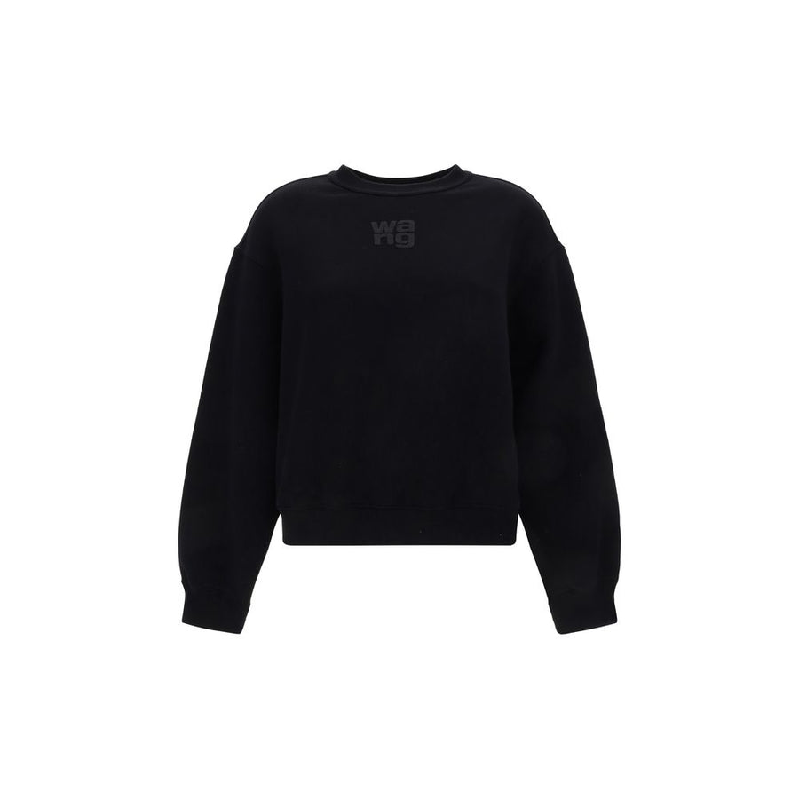 Black Cotton Sweatshirt