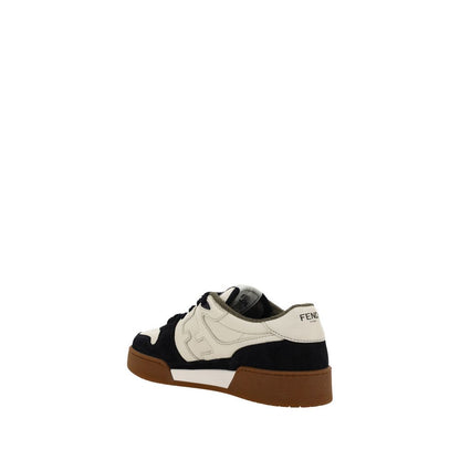 Black Calf Leather Bos Taurus Chunky Sneakers