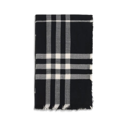 Black Wool Scarf