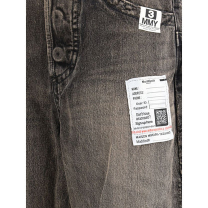 Black Cotton Jeans Denim