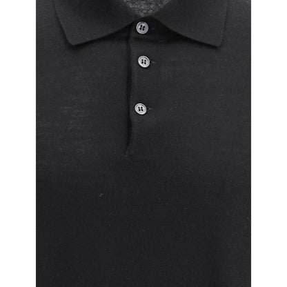 Black Cashmere Dress Shirt