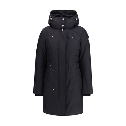 Black Recycled Polyester Parka