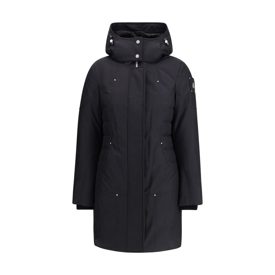 Black Recycled Polyester Parka