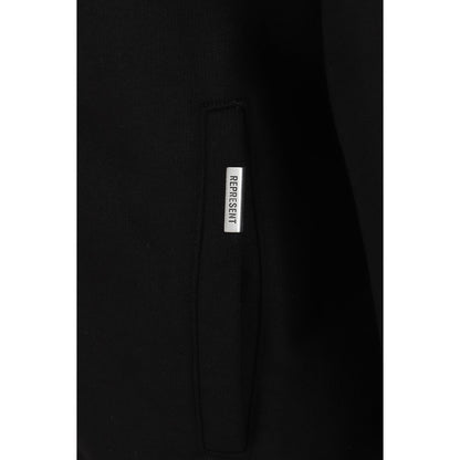 Black Cotton Sweatshirt