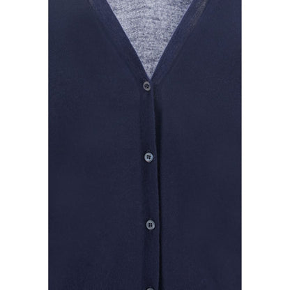 Blue Cashmere Cardigan