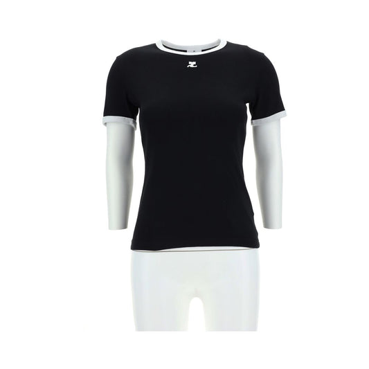 Black Cotton T-Shirt