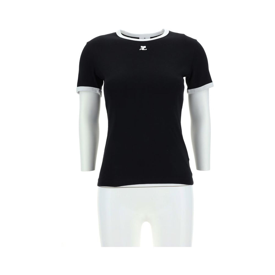 Black Cotton T-Shirt