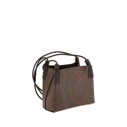 Brown Fabric Handbag