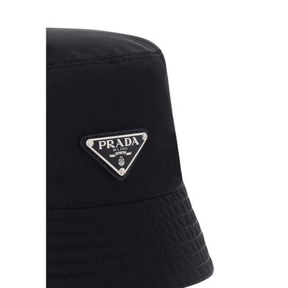Black Polyamide Bucket Hat