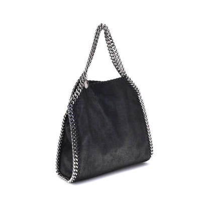 Black Polyester Shoulder Bag