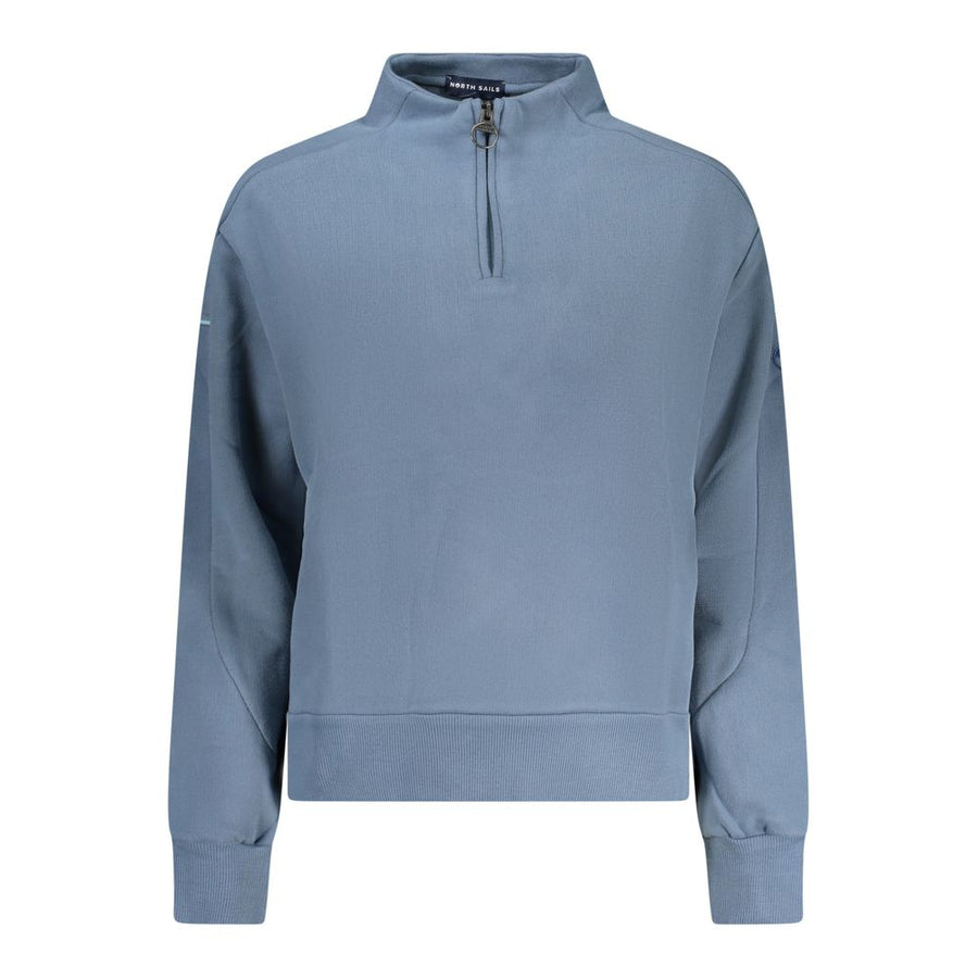 Blu Cotton Women Sweatshirt