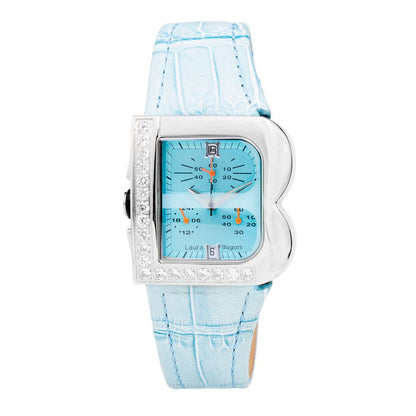 Blue Leather Dress Watch