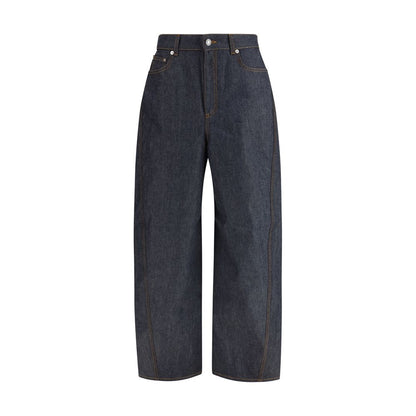 Blue Cotton Jeans Denim