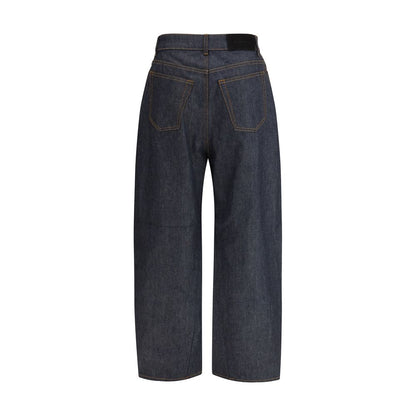 Blue Cotton Jeans Denim