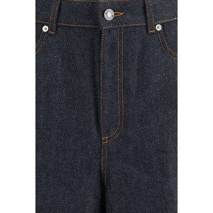 Blue Cotton Jeans Denim