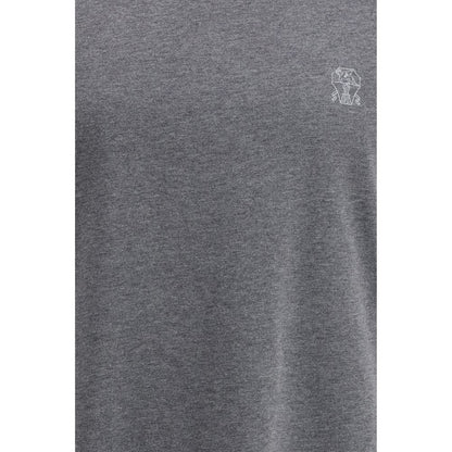 Gray Cotton T-Shirt
