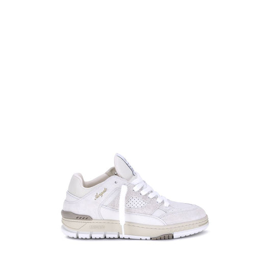 Beige Calf Leather Bos Taurus Sneakers