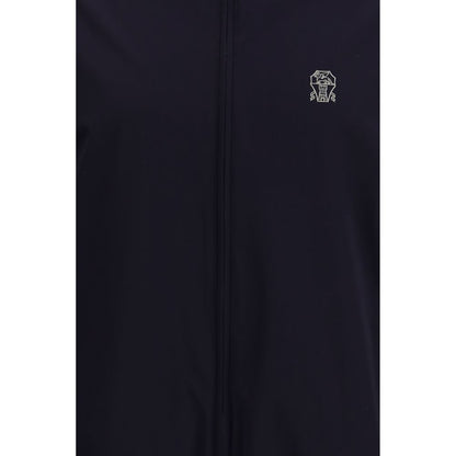 Blue Polyamide Shell Jacket