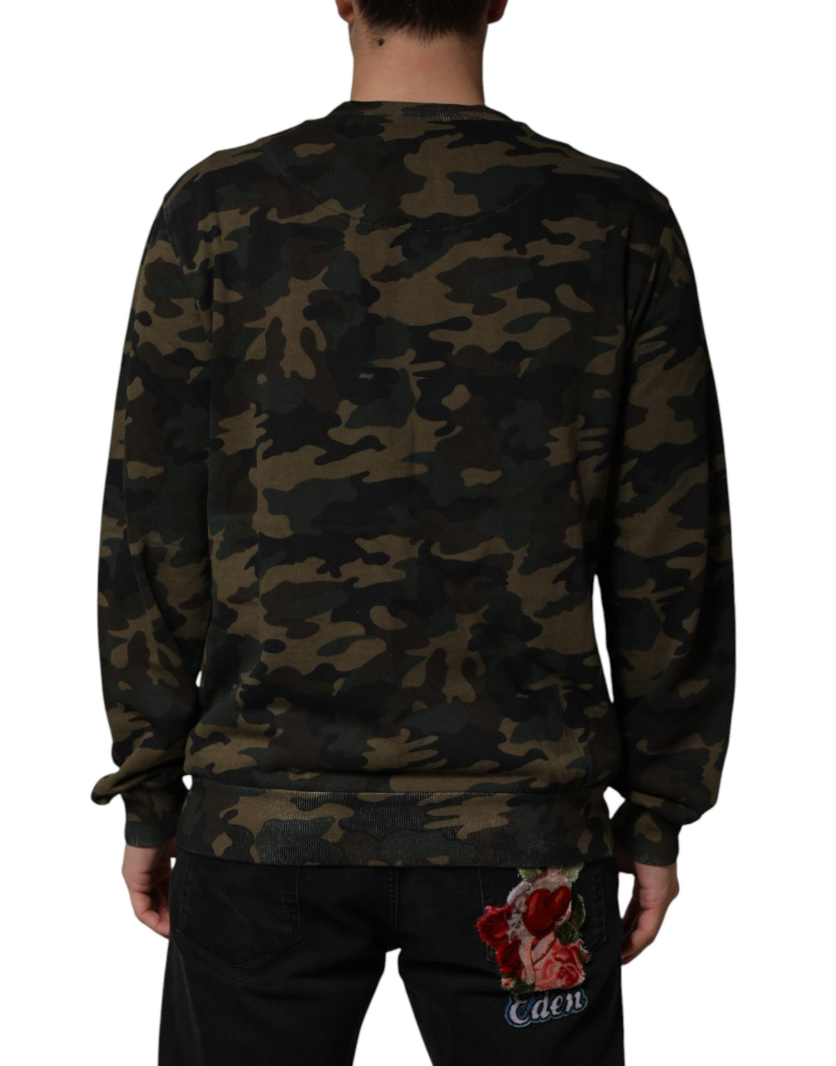 Multicolor Camouflage Men Sweatshirt  Sweater