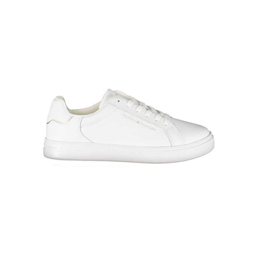 White Leather Women Sneaker
