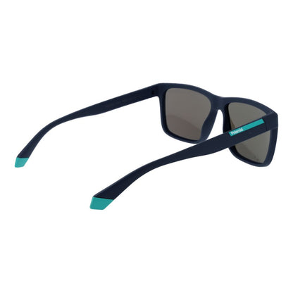Blue Polycarbonate Sunglasses