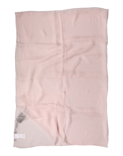Light Pink Stole Silk Neck Wrap Shawl  Scarf