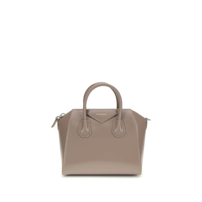 Gray Calf Leather Bos Taurus Handbag