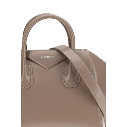 Gray Calf Leather Bos Taurus Handbag