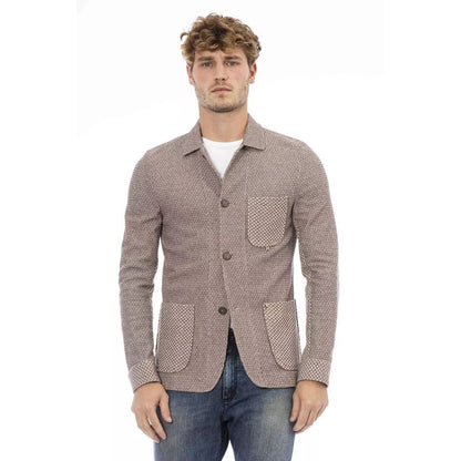 Beige Cotton Blazer